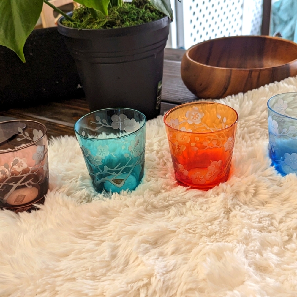 Pols Potten Blossom glass set of 4 - Picture 2 of 2